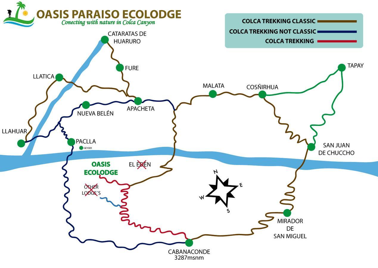 Oasis Paraiso Ecolodge Cabanaconde Εξωτερικό φωτογραφία